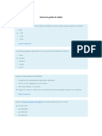 Sistema de Gestión de Calidad