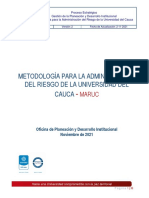 PE-GE-2.4-OD-5 Guía Metodológica Gestión Del Riesgo MARUC V2