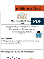 Filipino 3 Lesson 2