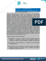 Discursiva Criminalística - Questão Comentada