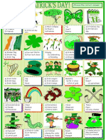 Saint Patricks Day Multiple Chioice Activity Picture Dictionaries 77689
