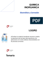 Electrólisis y Corrosión Quimica Inorganica