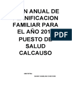 Plan Anual de Planificacion Familiar 2022 MÑ