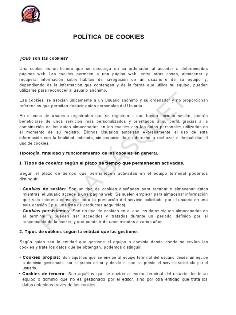 Politica Cookies