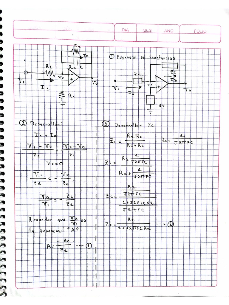 Amplificador Integrador (Practico) | PDF