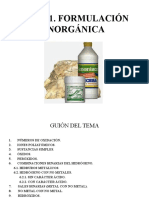 Tema 1. Formulación Inorgánica