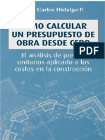 Como Calcular Un Presupuesto de Obra Desde Cero