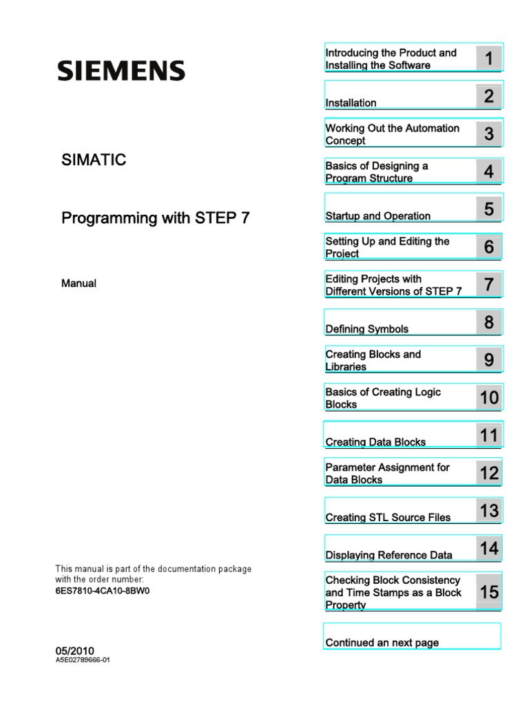 STEP 7 - Programming With STEP 7 | PDF | Source Code | File Format