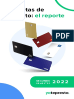 El Reporte de Las Tarjetas de Crédito en México 2022