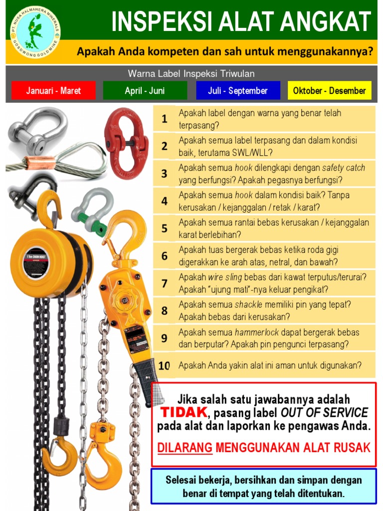 Lifting Gear Inspection 20150412 INA PDF
