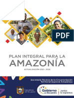 Plan Integral de La Amazonia 2021-2025