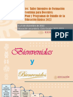 Plan de Estudios 1er Taller