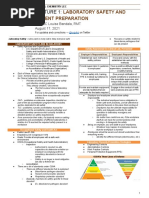 CCLec P1 - Laboratory Safety and Patient Preparation