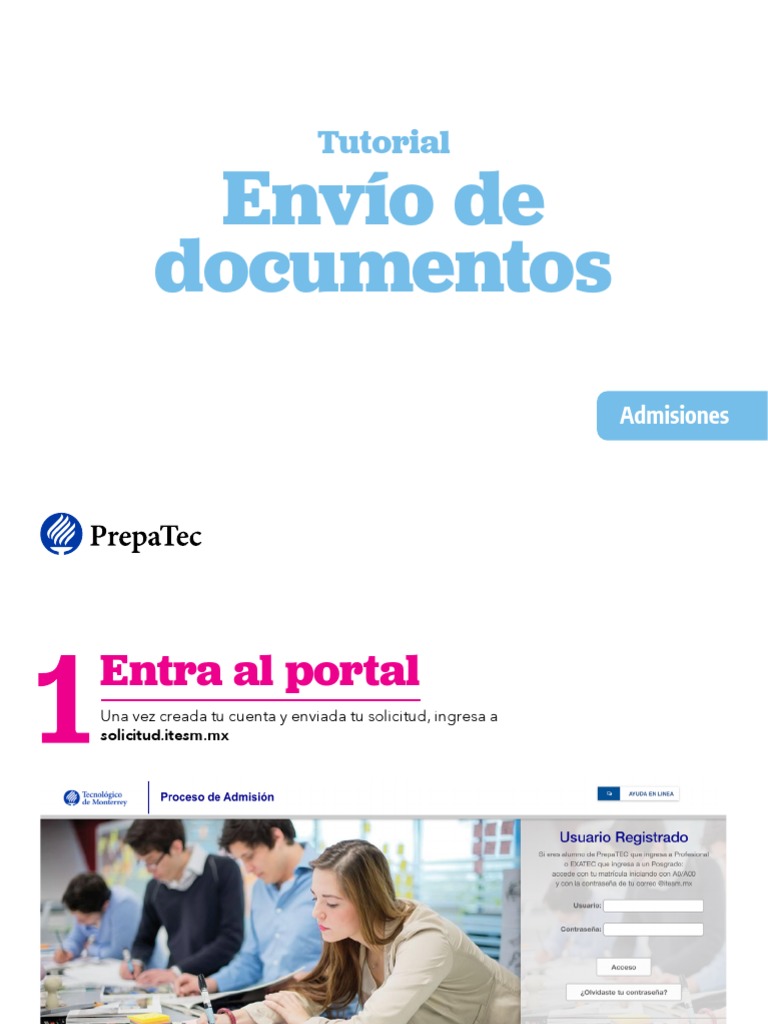 Envío Digital de Documentos de Admisión | PDF | Informática
