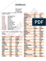 Festivos 2023 Comunidad de Murcia