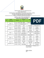 Jadwal UTS 2021