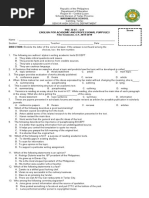 First Quarter Pretest - EAPP 2018-2019