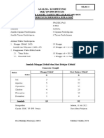 Analisa Kompetensi Kelas X