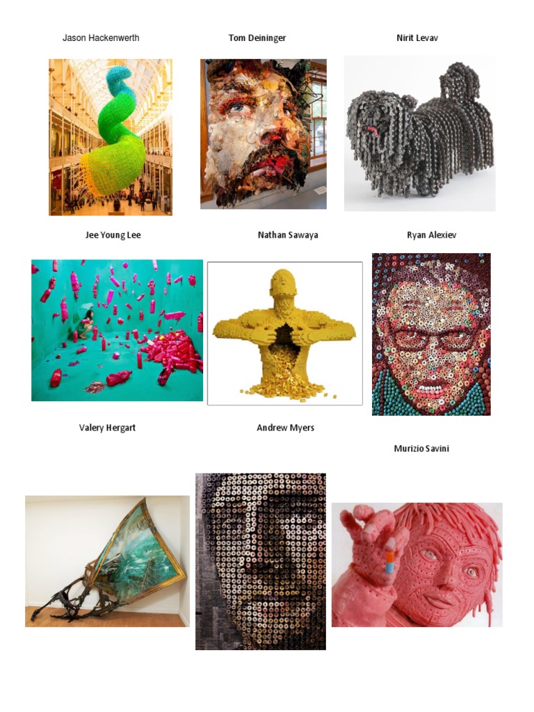 Artistas de Materiales No Convencionales | PDF