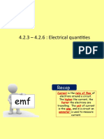 4.2.3 - 4.2.6 Electrical Quantities