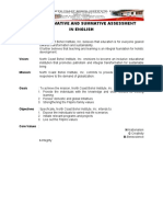 English - Sample Formative and Summative Assessment