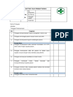 7.1.1.3 Daftar Tilik Pendaftaran