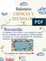 Ciencia y Tecnología. Balotario - IV Bim