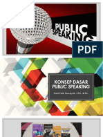 Konsep Dasar Public Speaking