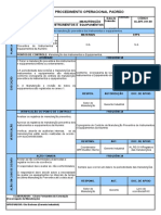 Manutenção preventiva dos instrumentos e equipamentos