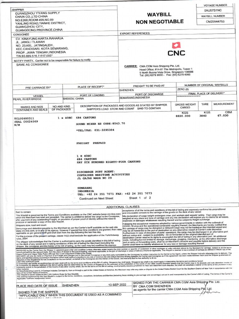 Impor Pdf Business Documents Supply Chain Management