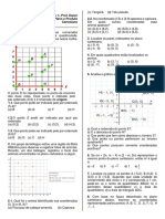 Plano e Produto Cartesiano- Exercícios