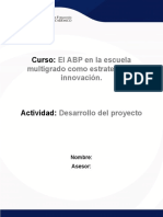 3.2 Formato - Desarrollo Del Proyecto