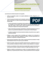 Funciones de Los Comités de Evaluación