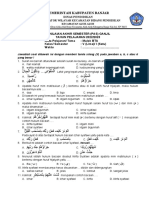 Soal PAS Mulok BTA Kelas V Semester 1 Tahun Pelajaran 2022-2023