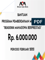 Program Beasiswa Mahasiswa Berprestasi