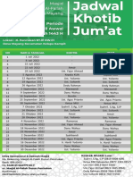 jadwal Khotib penirukan 2