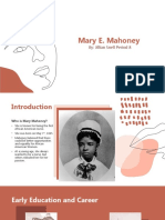 Mary Mahoney Presentation Final