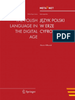 (WhitePaperSeries) GeorgRehm, HansUszkoreit (Auth.), GeorgRehm, HansUszkoreit (Eds.) ThePolishLanguageintheDigitalAge Springer VerlagBerlinHeidelberg (2012)