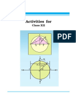 XII-Maths (Term-I) Lab Activities