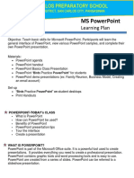 Learning Plan Computer 7 PowerPoint
