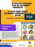 Módulo 5. Higiene Personal Y Limpieza de Entornos Producto 2: Ruta para Crear Entornos Favorables A La Salud