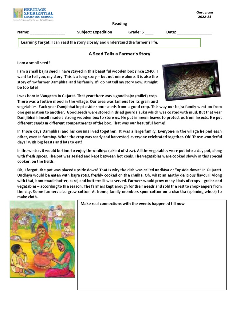 Assignment 2 - Seed Tells A Farmer's Story - Reading | PDF | Loans ...