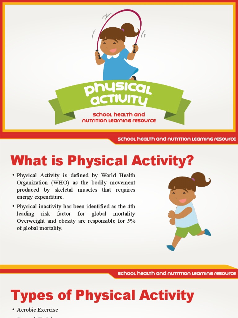 Shn Learning Resource Ppt Physical Activity Pdf Obesity Non