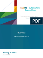 LGBTQI+ Affirmative Counselling