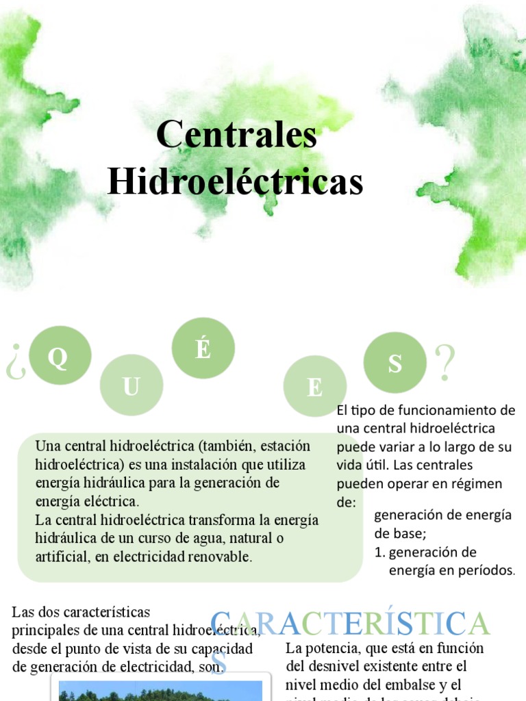 Presentación - Centrales Hidroeléctricas | PDF | Hidroelectricidad ...