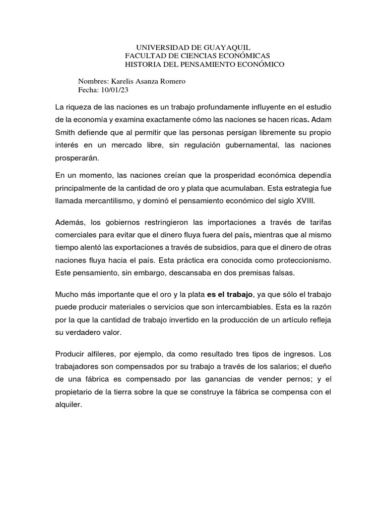 La Riqueza de Las Naciones PDF