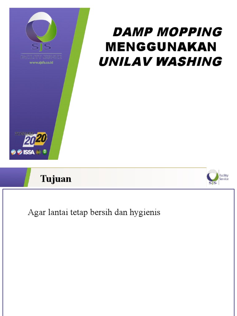Damp Mopping Menggunakan Unilav Washing PDF