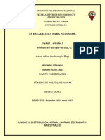 Problema real que sigue una distribución normal N(μ,σ