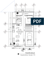 DISTRIBUCION DE CASA HABITACIÓN 