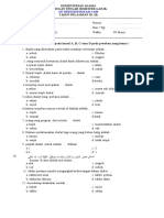 Soal PTS 1 Fikih Kelas II